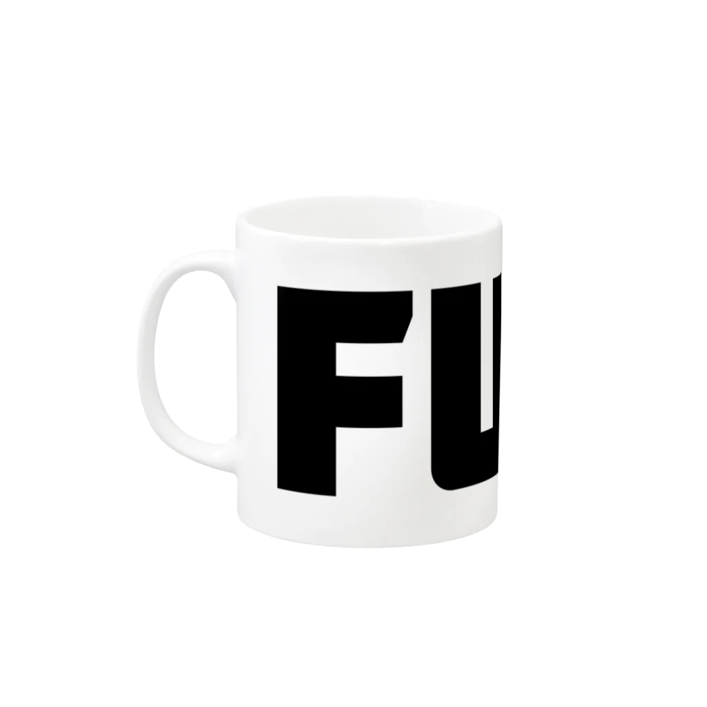 AliviostaのFunk ファンク シンプルBIGロゴ ストリートファッション Mug :left side of the handle