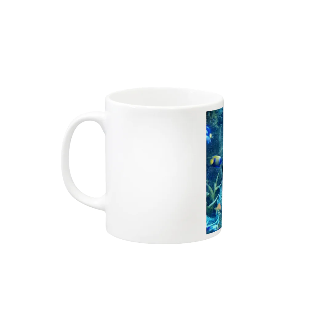 渋沢モモの水族館 Mug :left side of the handle