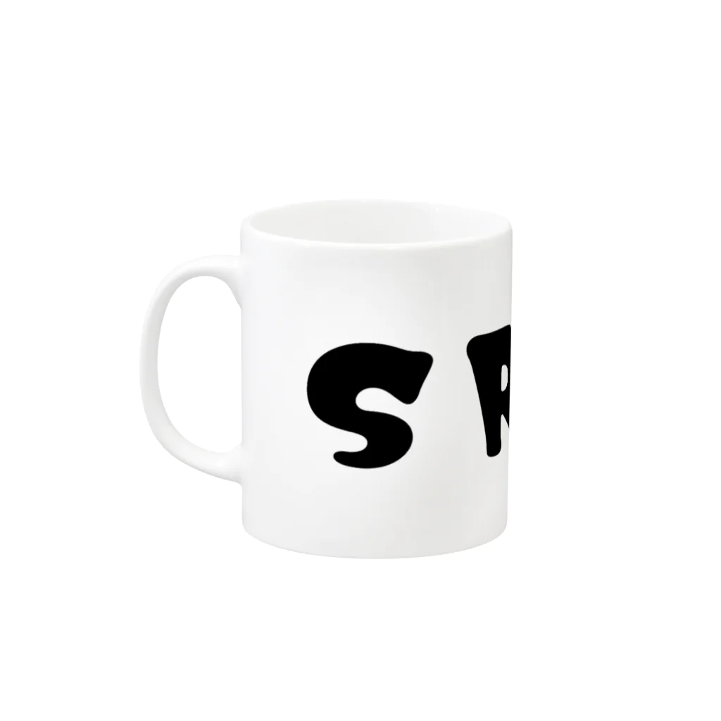 SRKMの『ＳＲＫＭ』cute logo ver. Mug :left side of the handle