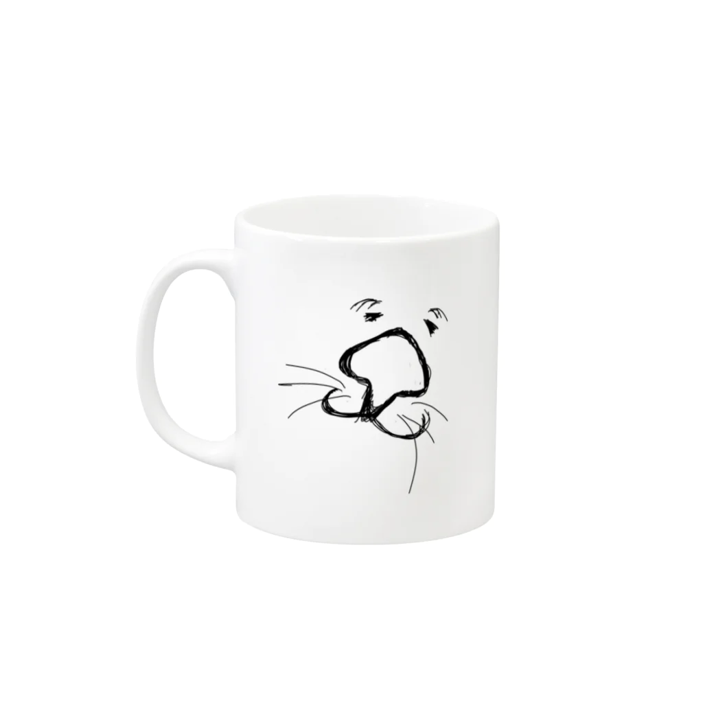 kyoto-laboのgentle_lion Mug :left side of the handle