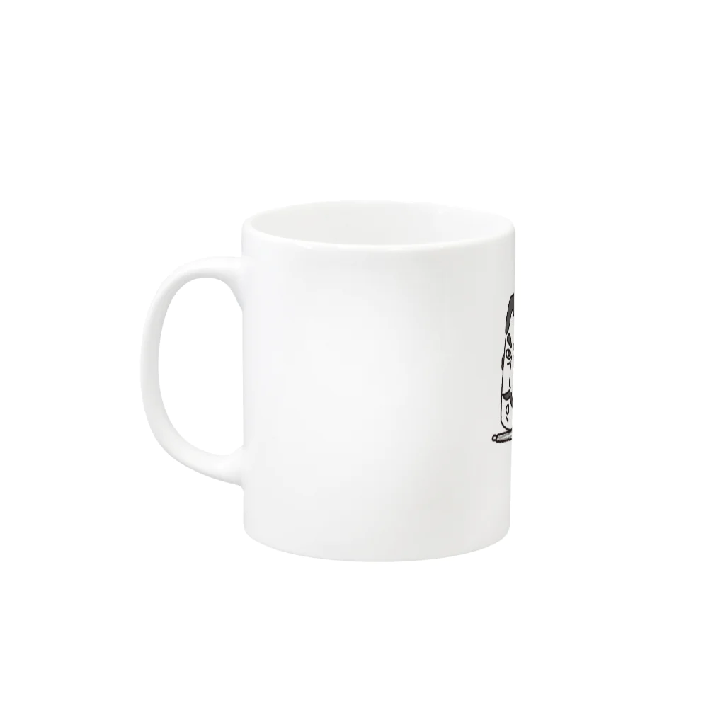 Mr.COMPANY STOREのとんでるミスター Mug :left side of the handle