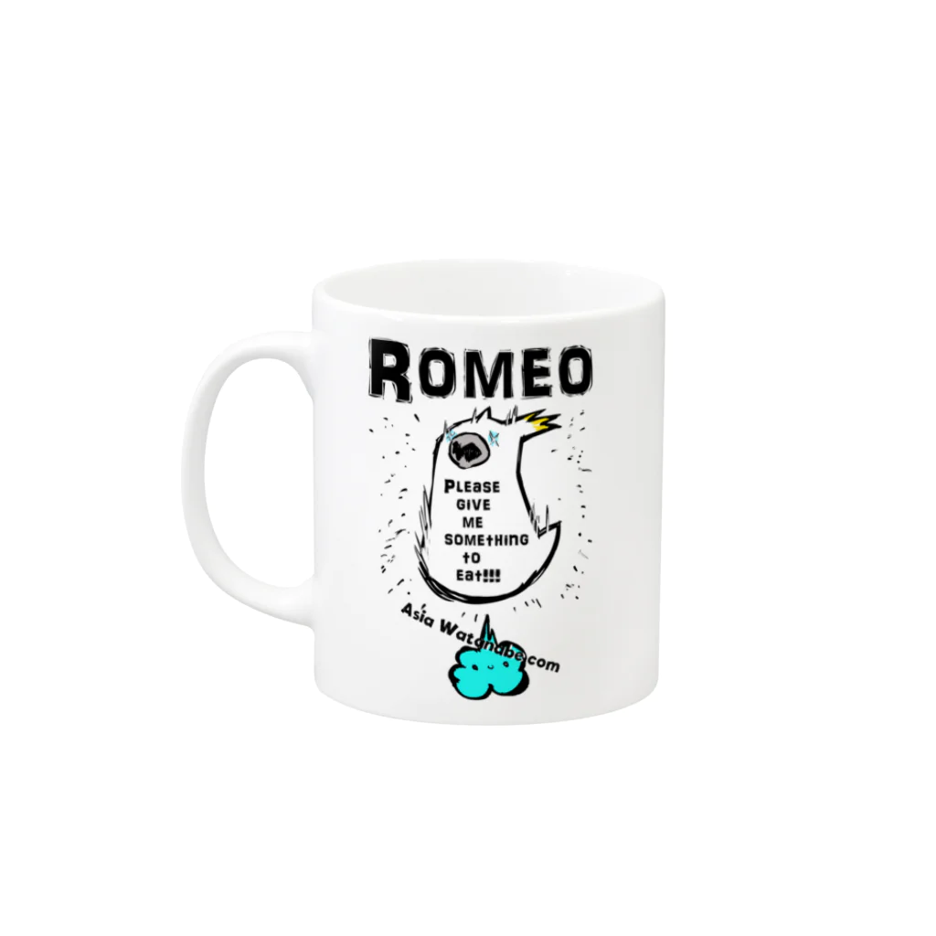 SHOP ROMEO　のHungry tai マグカップの取っ手の左面