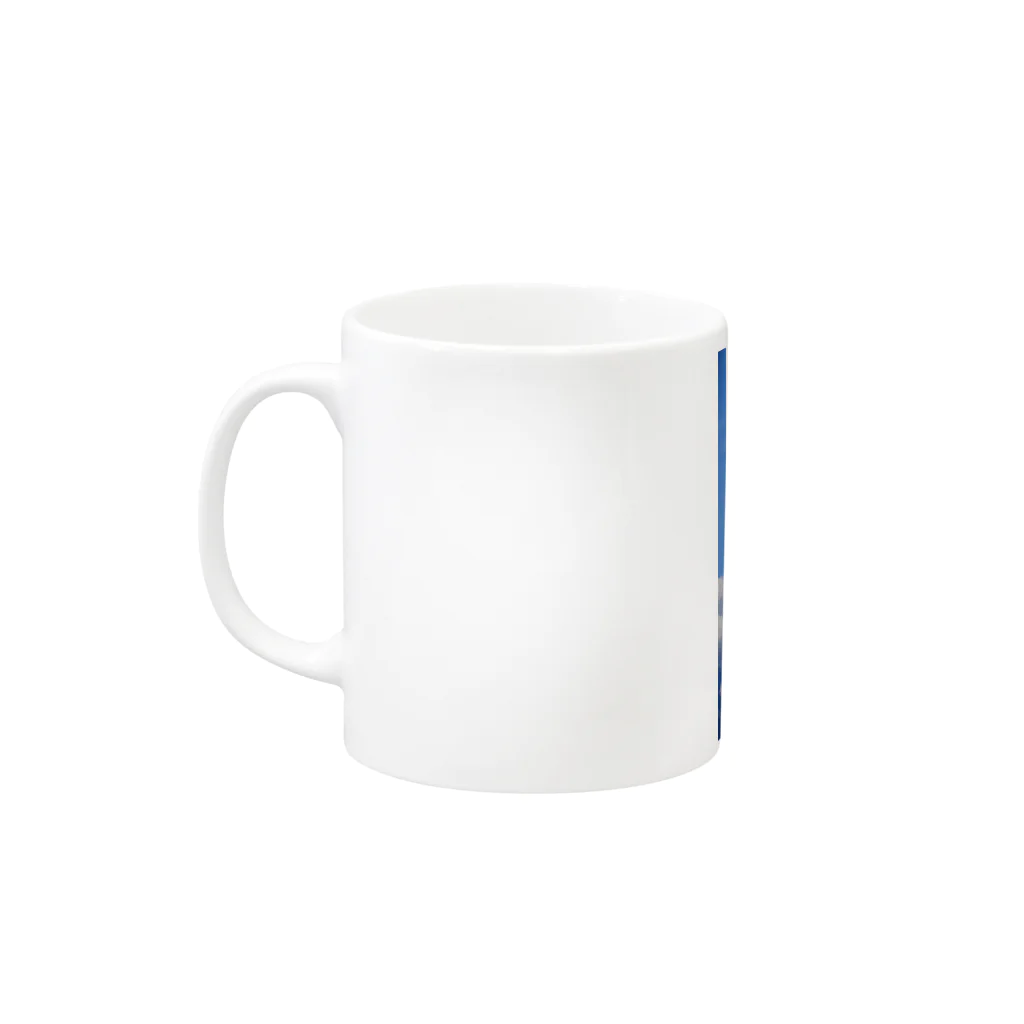 いわフォトのsummer cloud Mug :left side of the handle