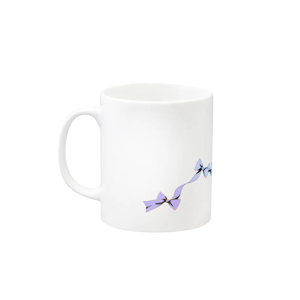 にことめこのリボン七星 Mug :left side of the handle