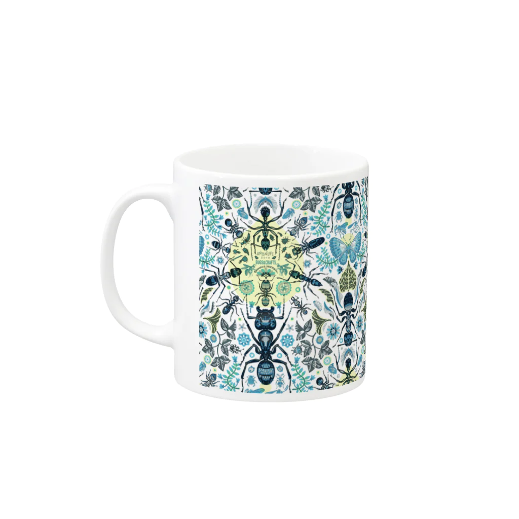 TETETEN SHOPのBUGS & CRAFTS 001 Mug :left side of the handle