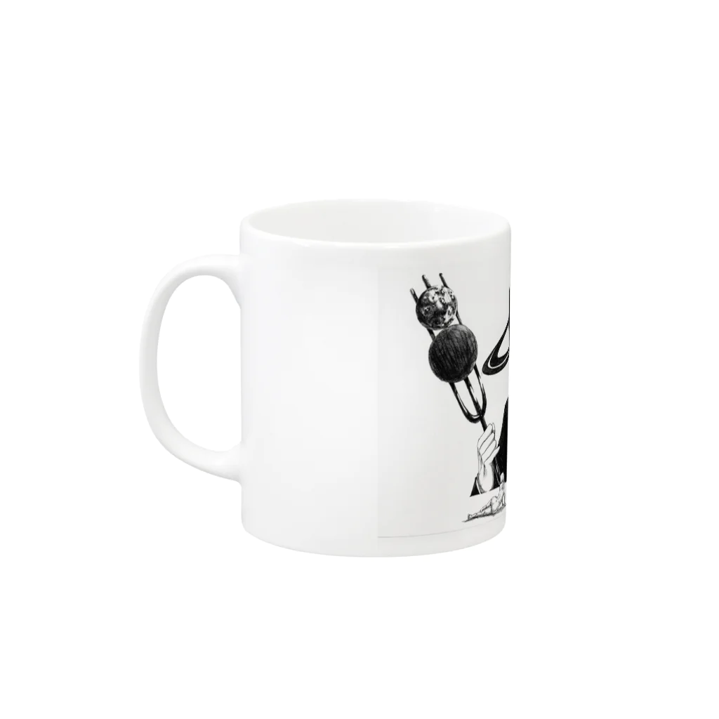 MIOMODSのPlanets Mug :left side of the handle