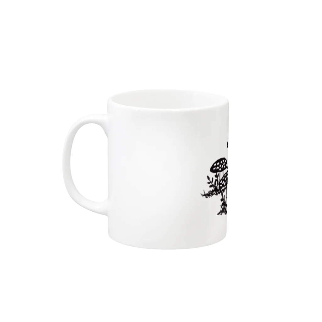 どろーいんぐ屋の中家族 Mug :left side of the handle