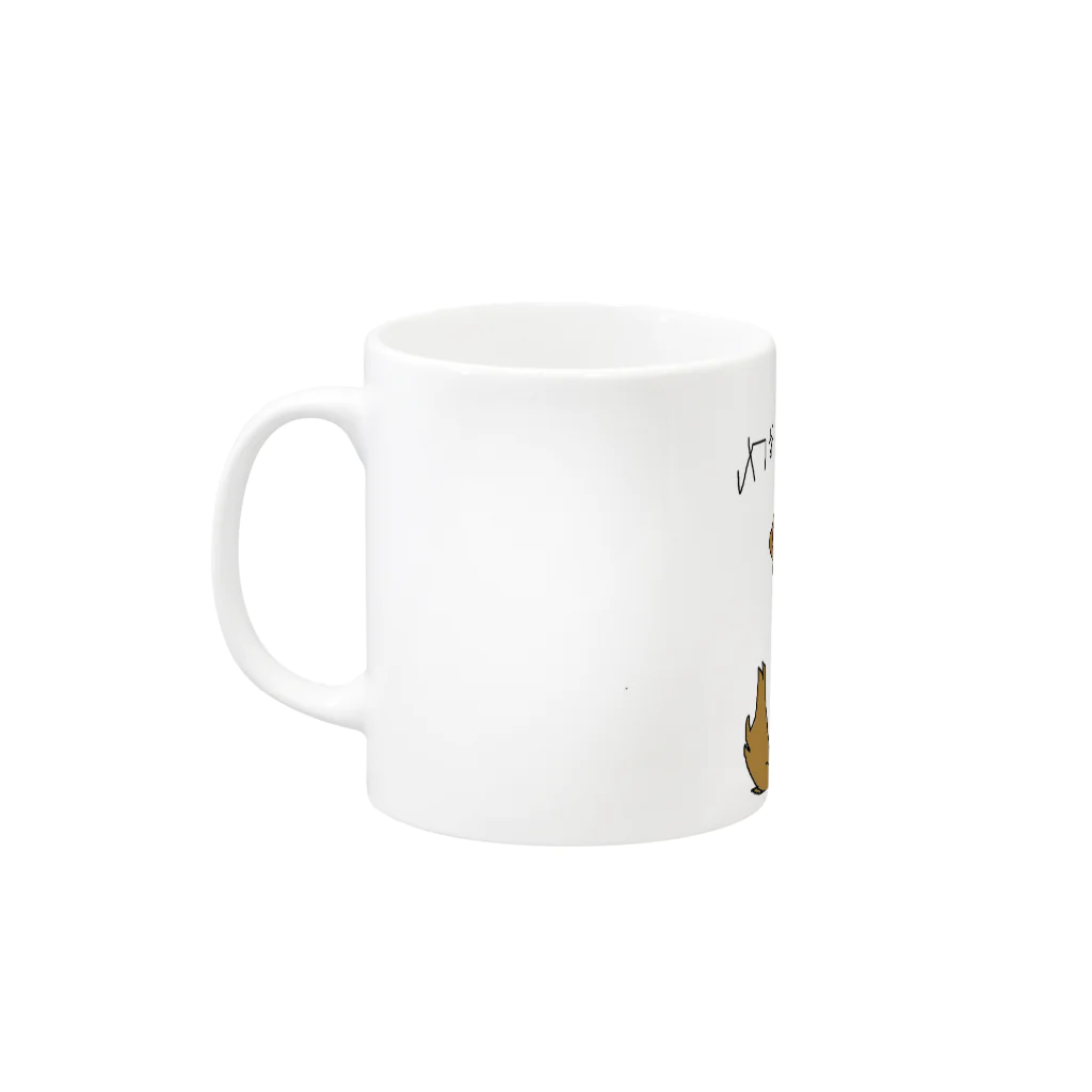 osd48のしばいぬ Mug :left side of the handle