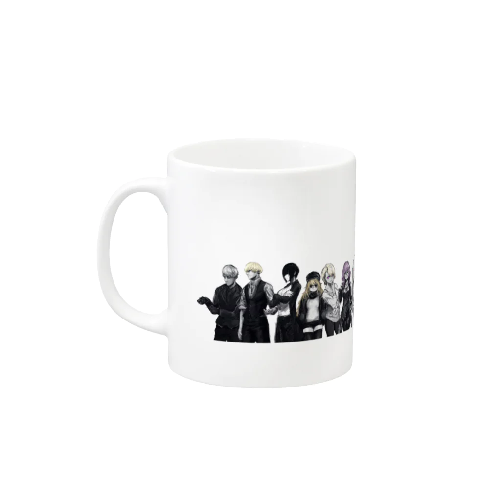 rsiのブルブラグッズ Mug :left side of the handle