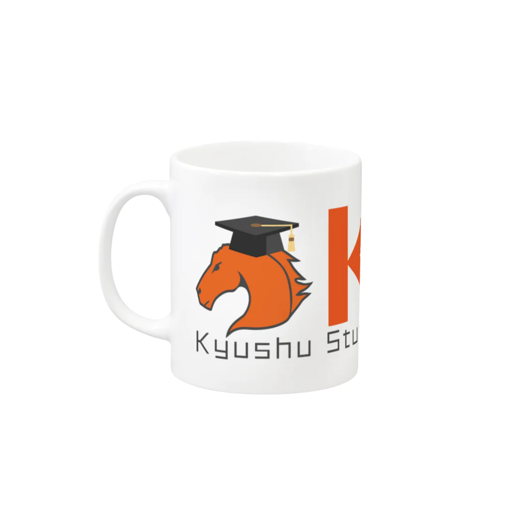 student-kyushuのKSAグッズ Mug :left side of the handle