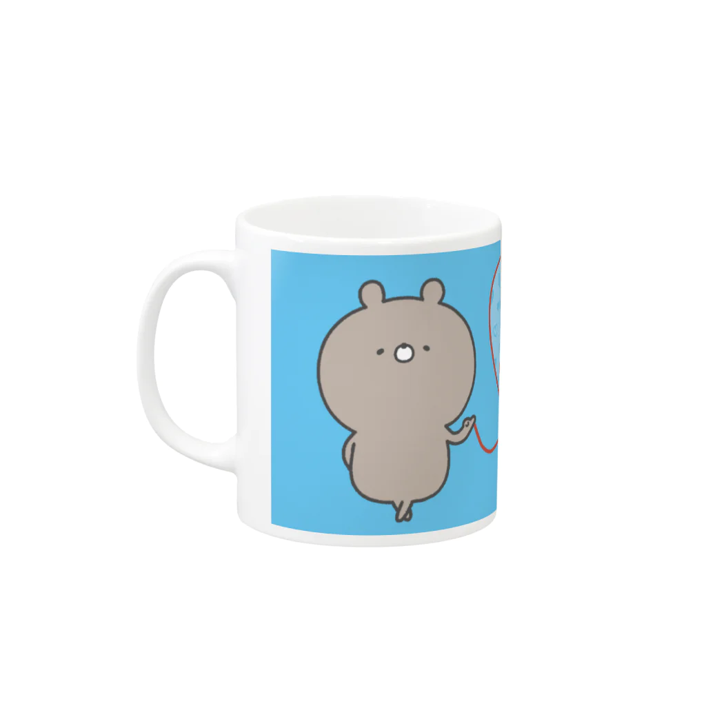 ユウィズのラブカップルカップ❤️くま2 Mug :left side of the handle