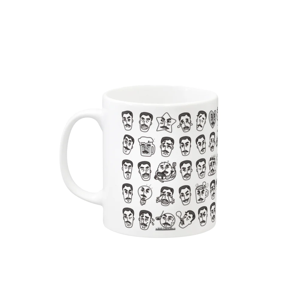 Mr.COMPANY STOREのミスター Mug :left side of the handle