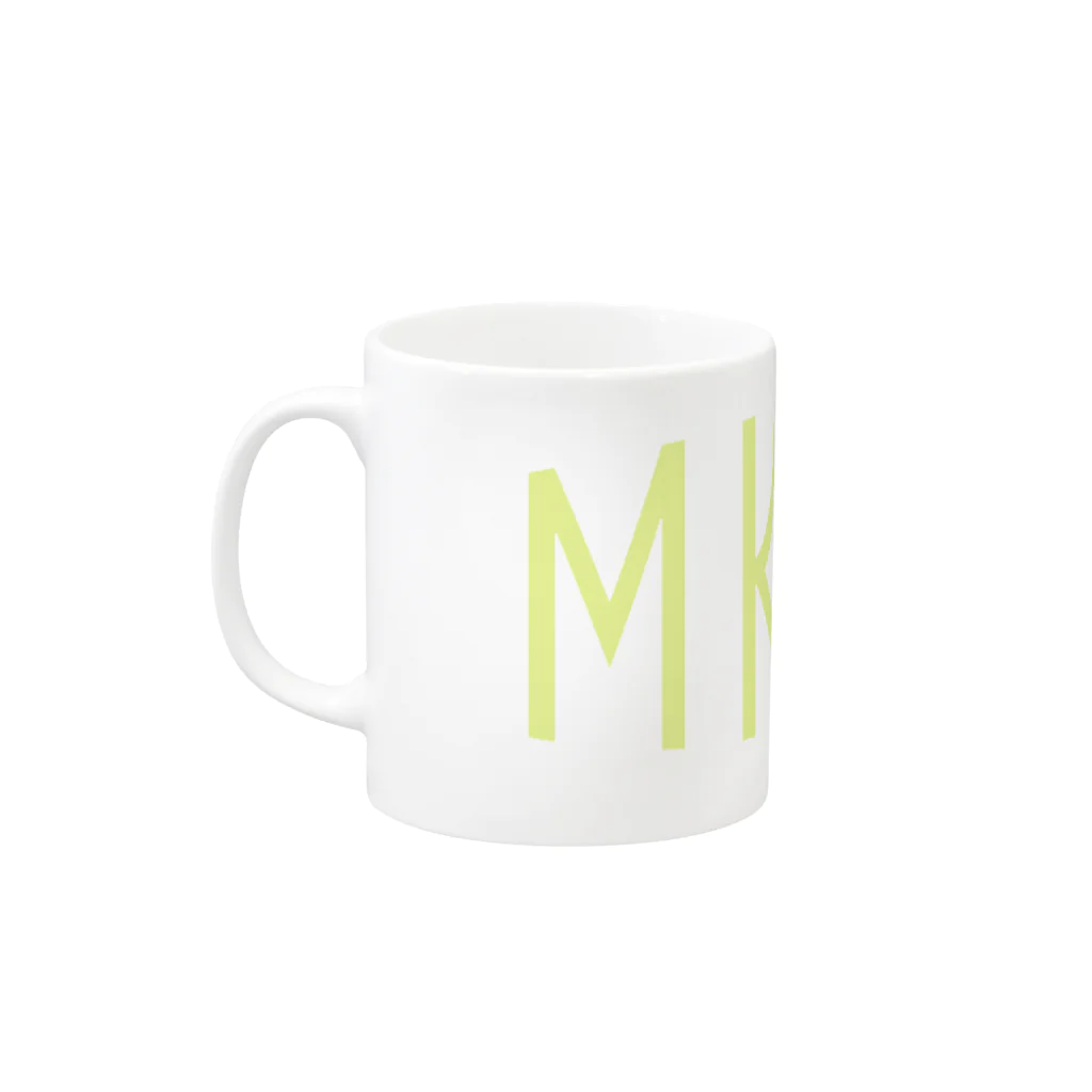 MKID公式のモダン系MKID Mug :left side of the handle