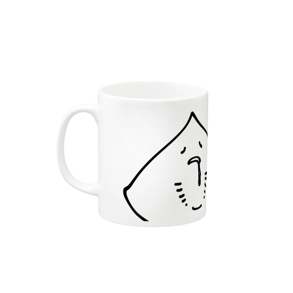 nugonugokoのおなかすいたスティングレイ Mug :left side of the handle