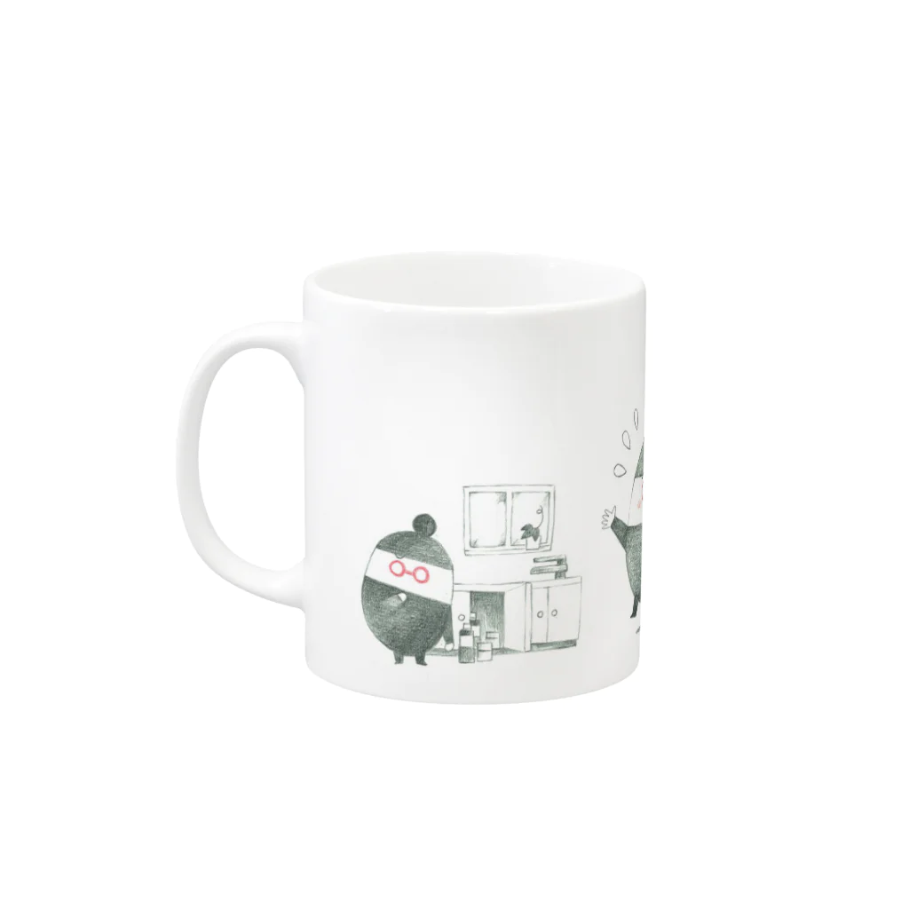 うさこの穴ぼっこちゃん Mug :left side of the handle