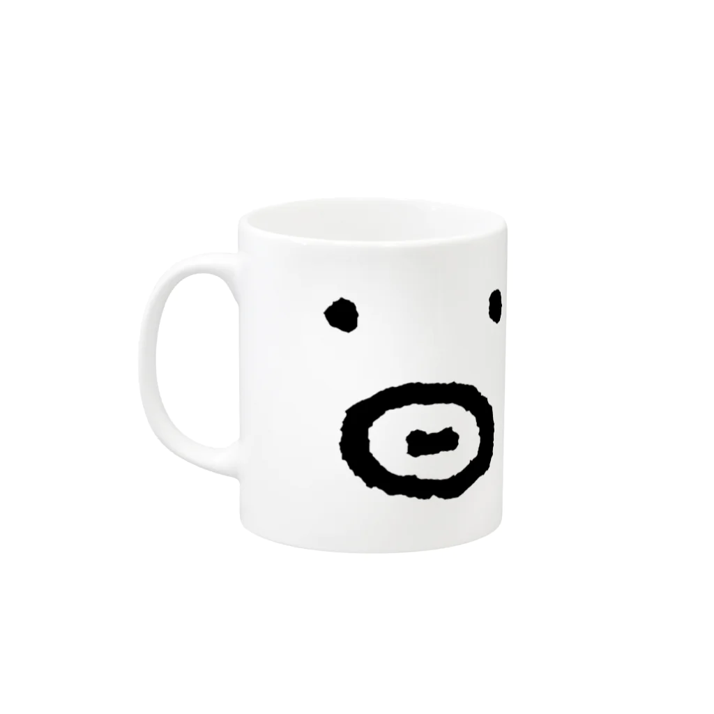 小さいいきものの小さいいきもの　かおマグ Mug :left side of the handle