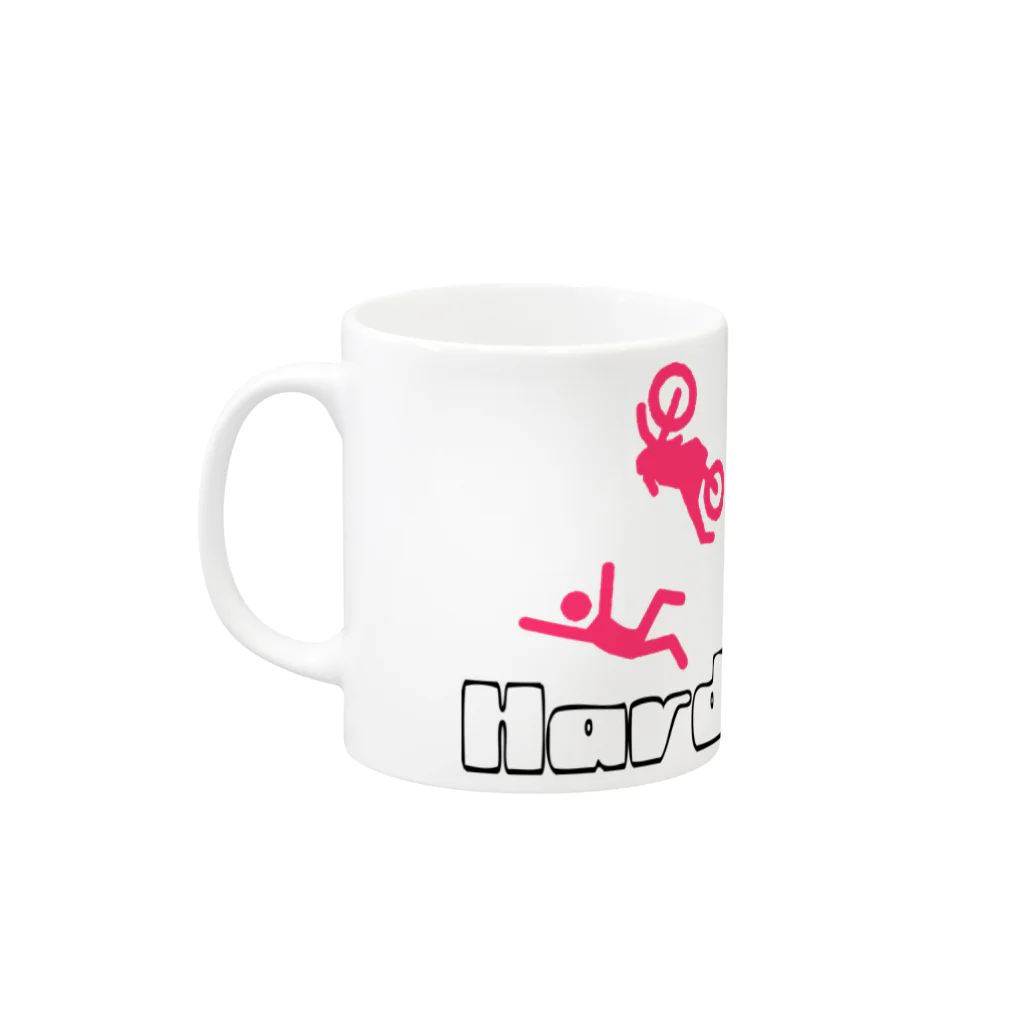 せろーのゴミ箱のはーどえんでゅーろらいだぁず Mug :left side of the handle