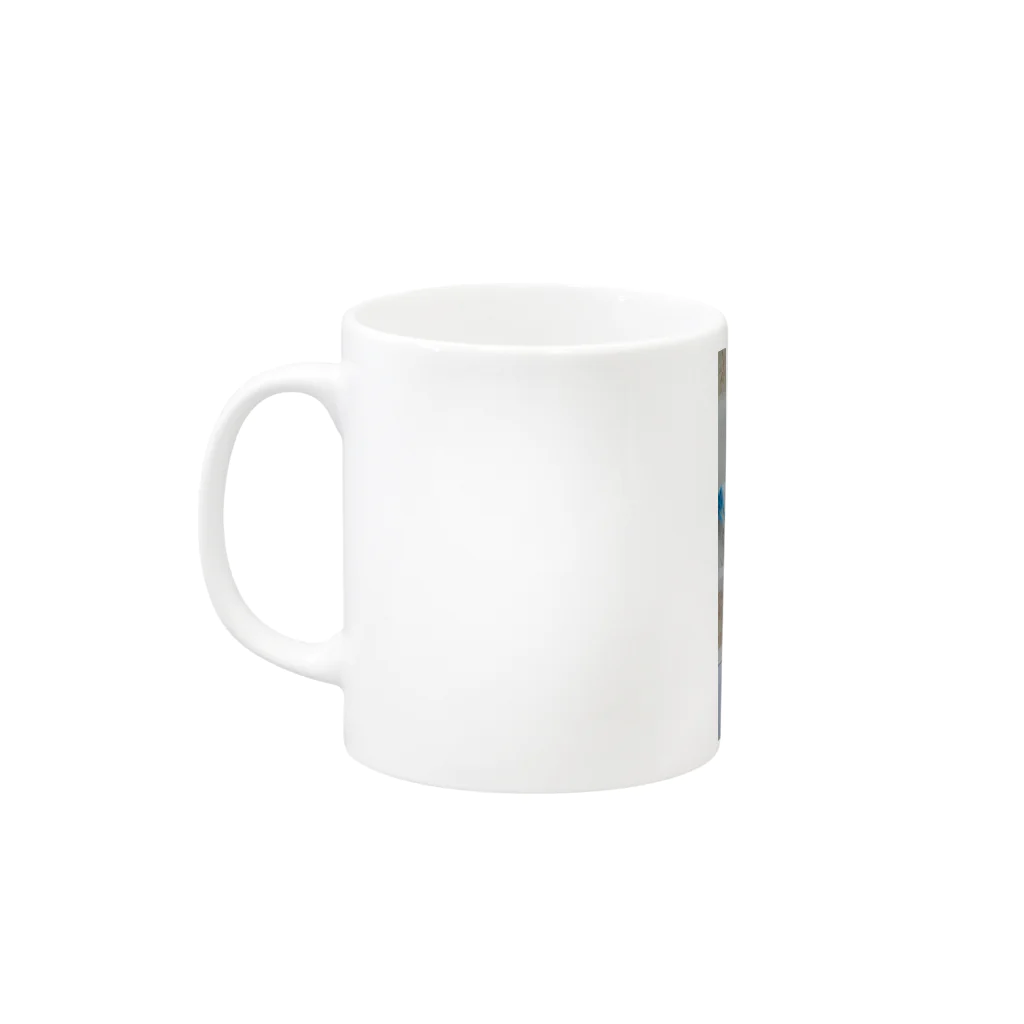 aozora308のフォーキー風の人形 Mug :left side of the handle