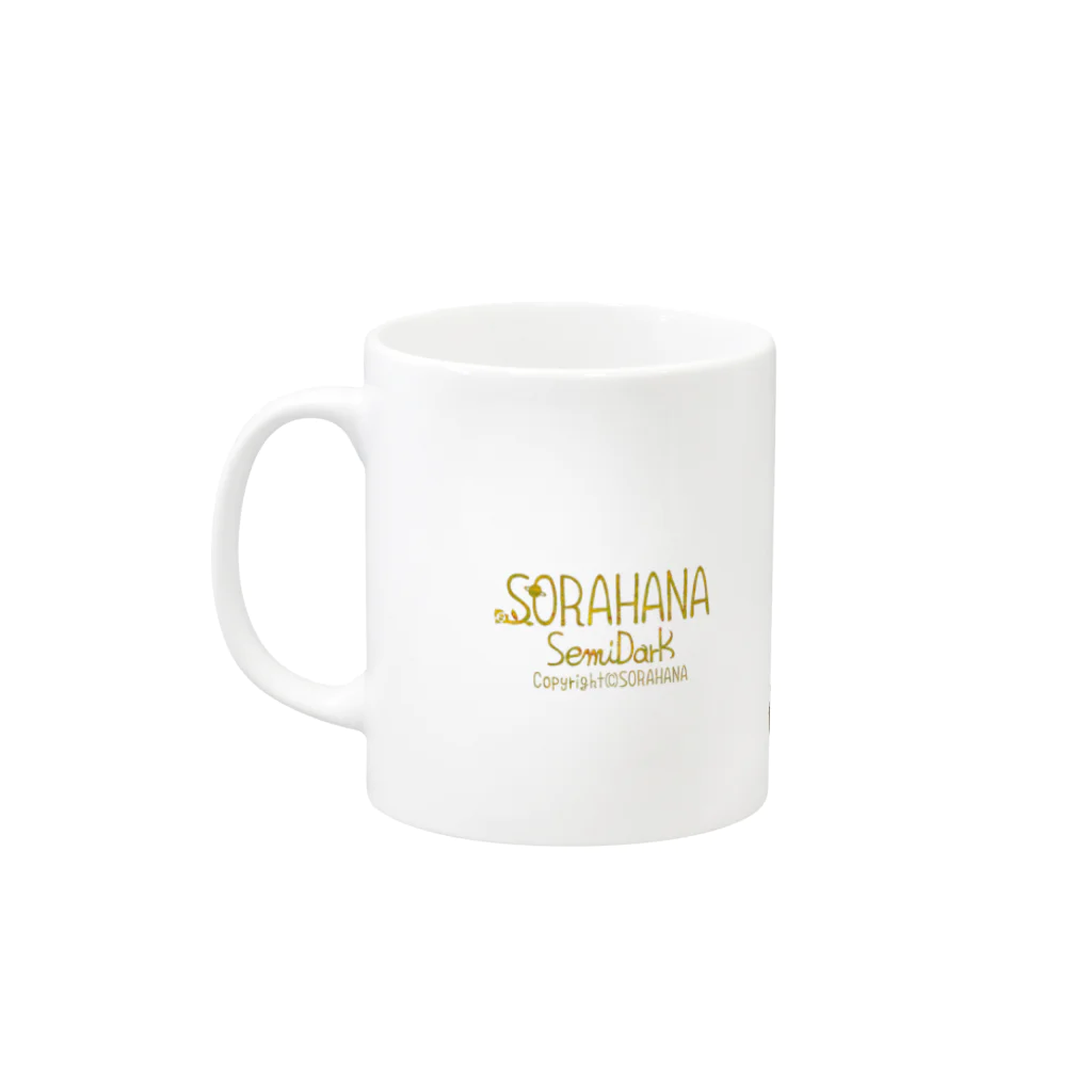 SORAHANAのFlower Mug :left side of the handle