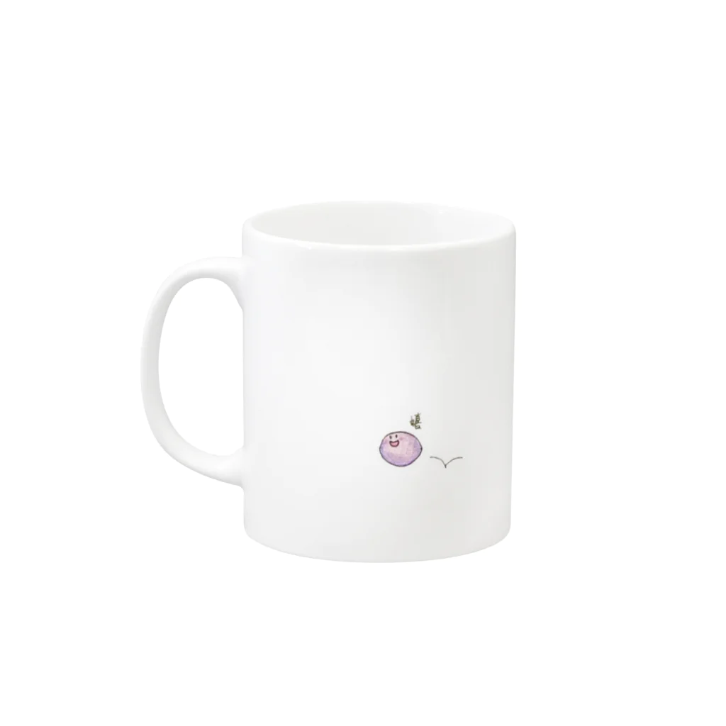 Lily & Posの葡萄ちゃんマグカップ Mug :left side of the handle