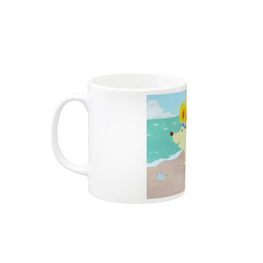 MINATOのひまわりハリー Mug :left side of the handle