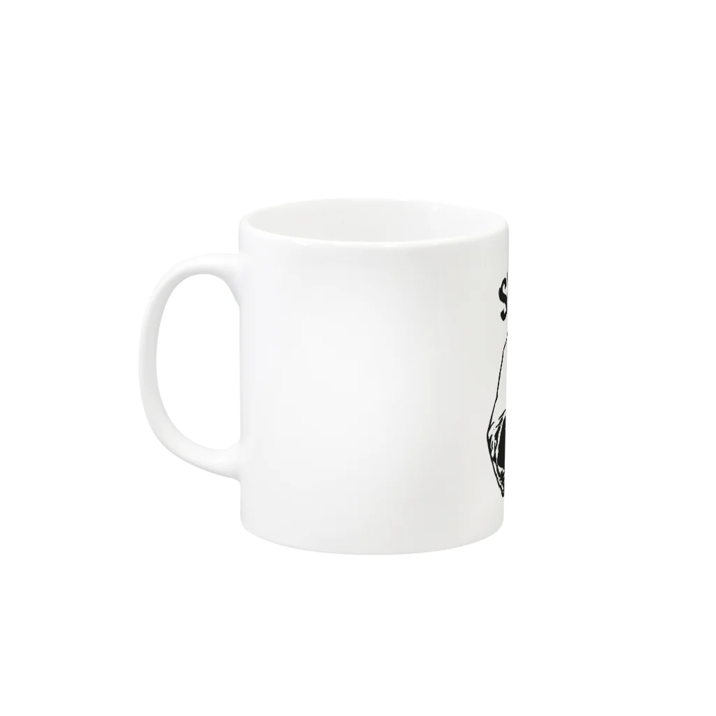 阿部憲郎のSHARES Mug :left side of the handle