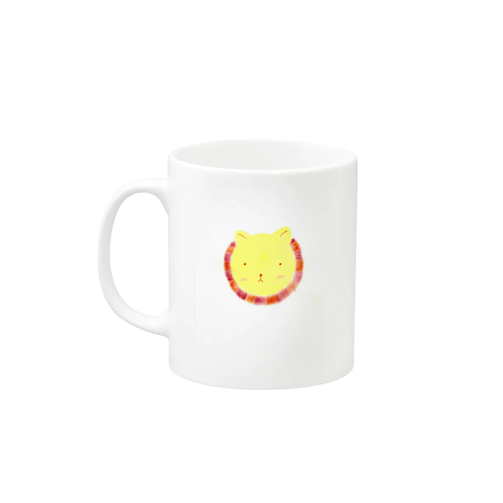 nono-suzuriのLion Goods Mug :left side of the handle