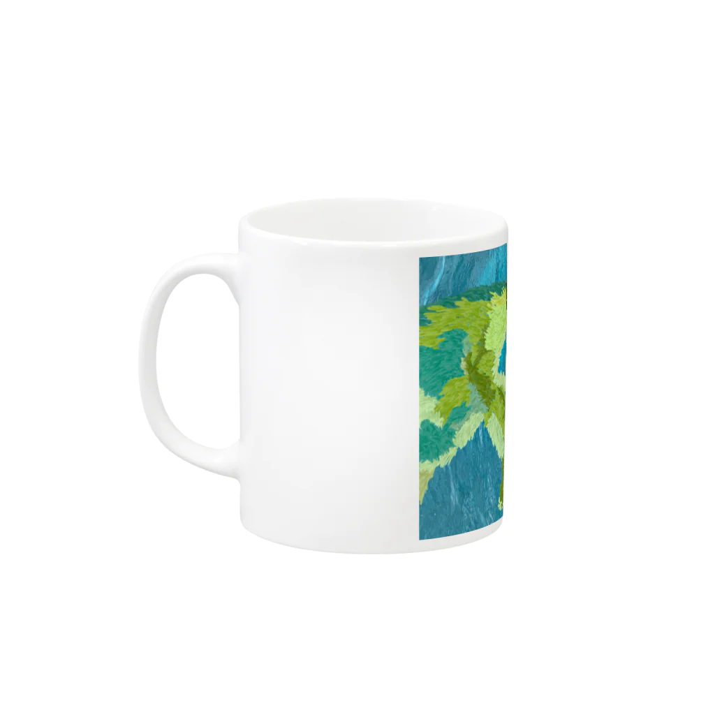 Heavenly Hand'sの猫 Mug :left side of the handle