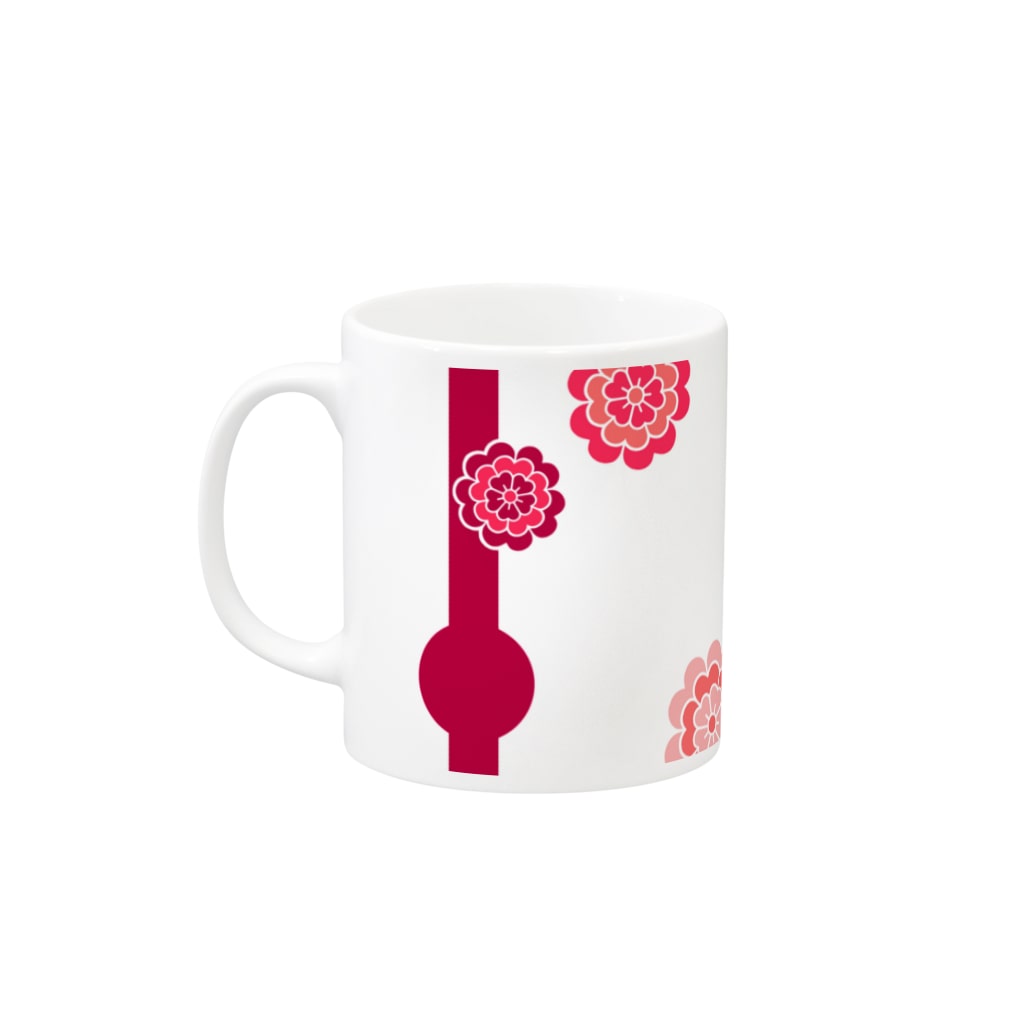 かぎろひのここのえざくら Mug :left side of the handle