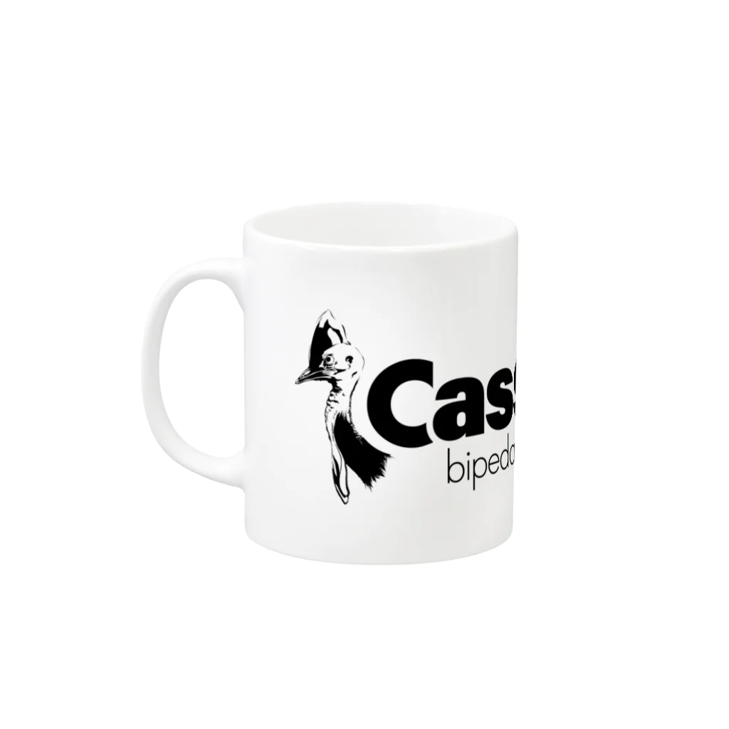 Poooompadoooourのcassowary Mug :left side of the handle