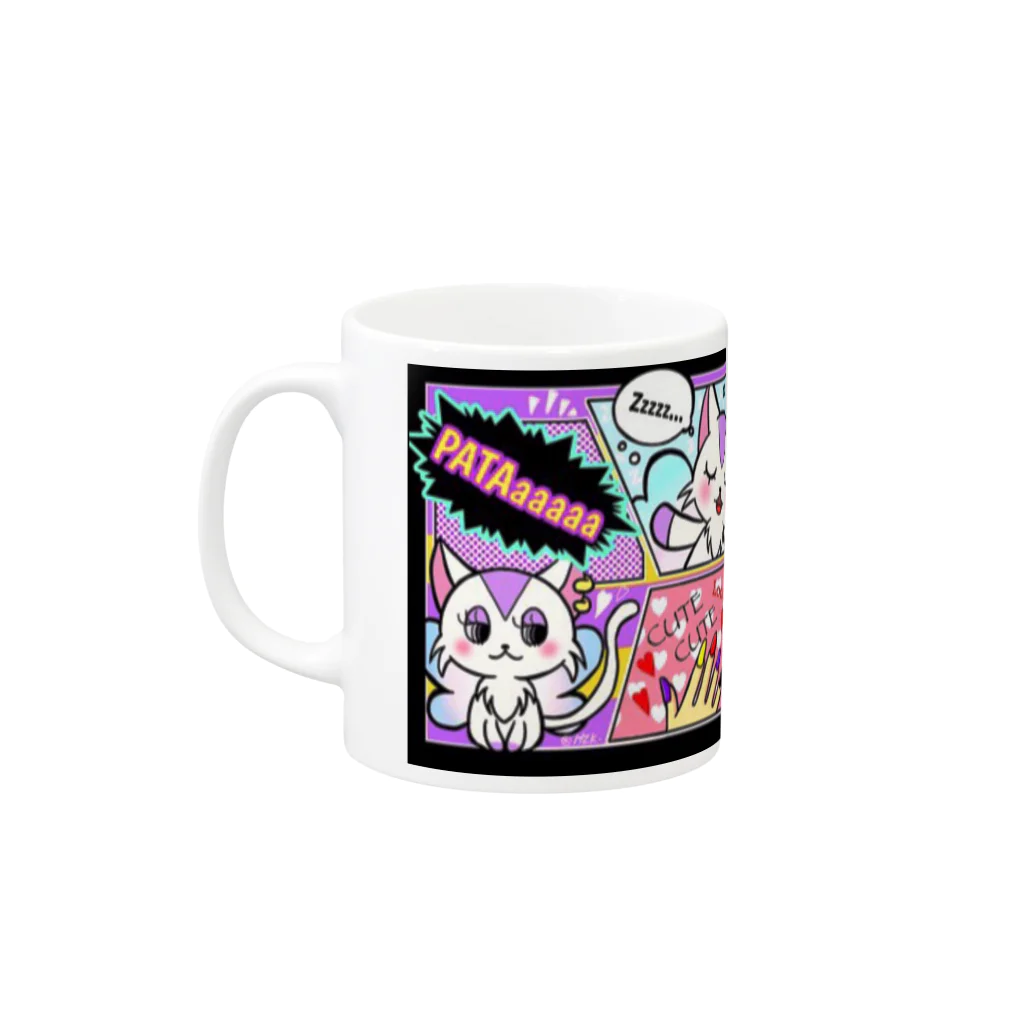 ぱたぱた✡異端児 【PATA】の【おすすめ★】 アメコミ風ゲーマーグカップ Mug :left side of the handle