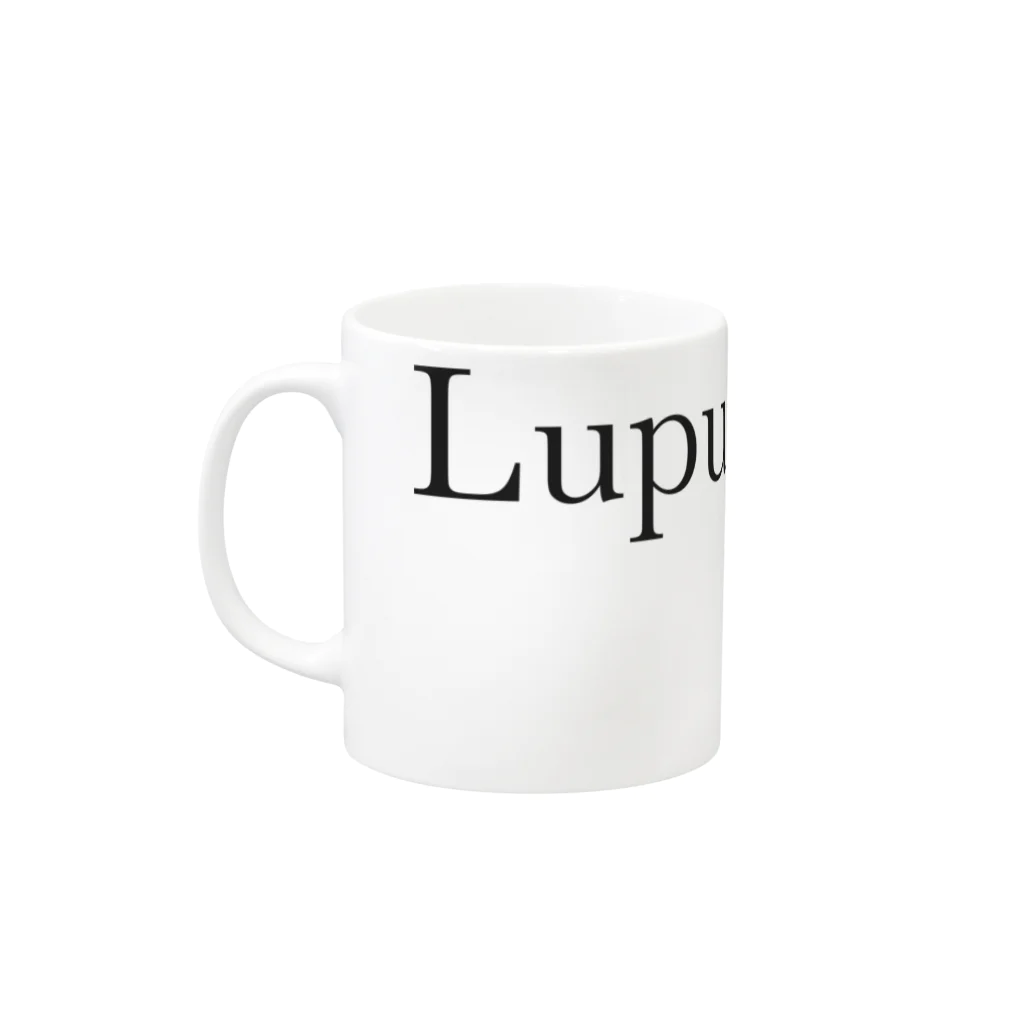 もけけ工房 SUZURI店のLupus Dai 公式グッズ Mug :left side of the handle