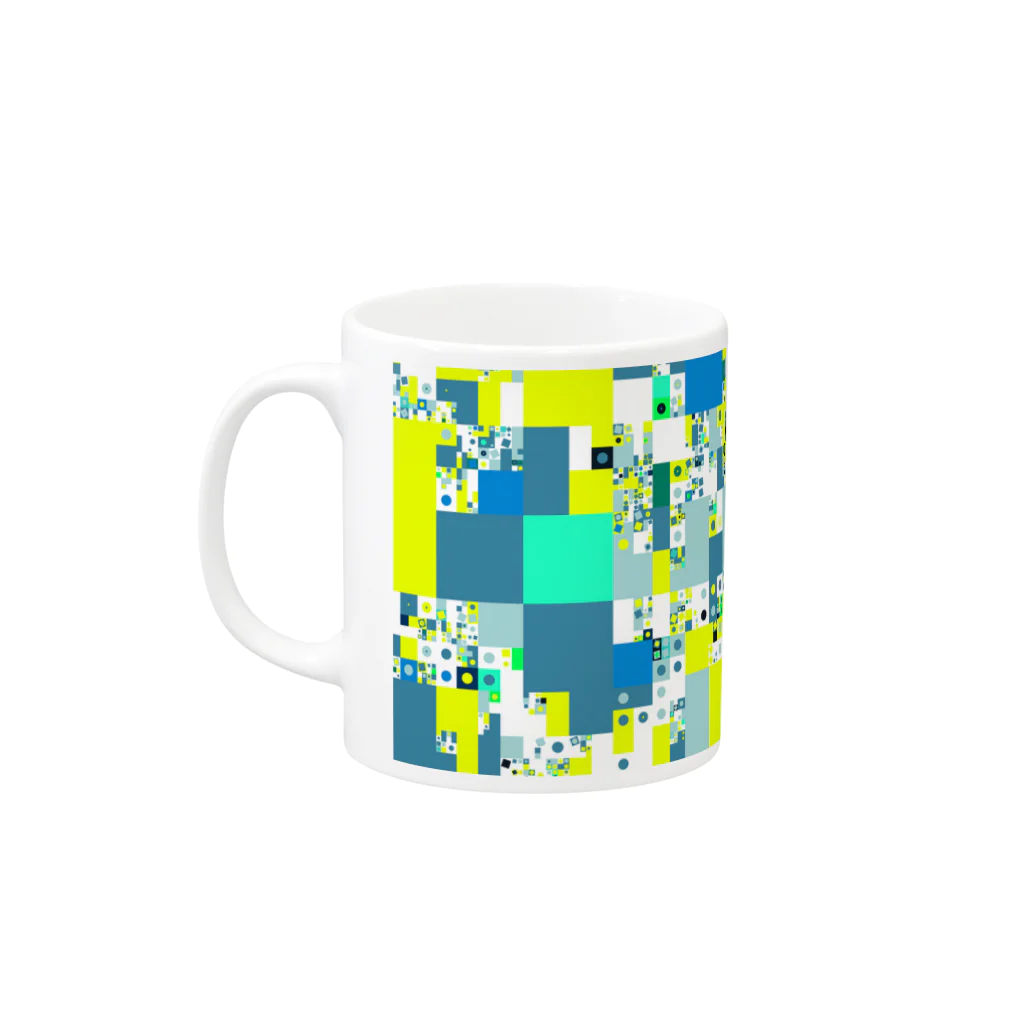 ARTWORKSのGlitch Mug :left side of the handle