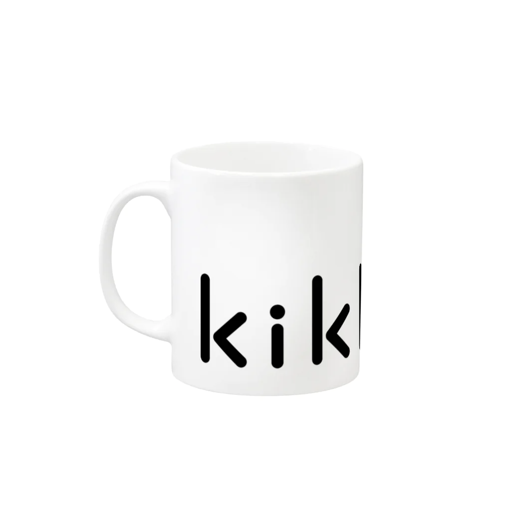 kikkake. goodsのme Mug :left side of the handle