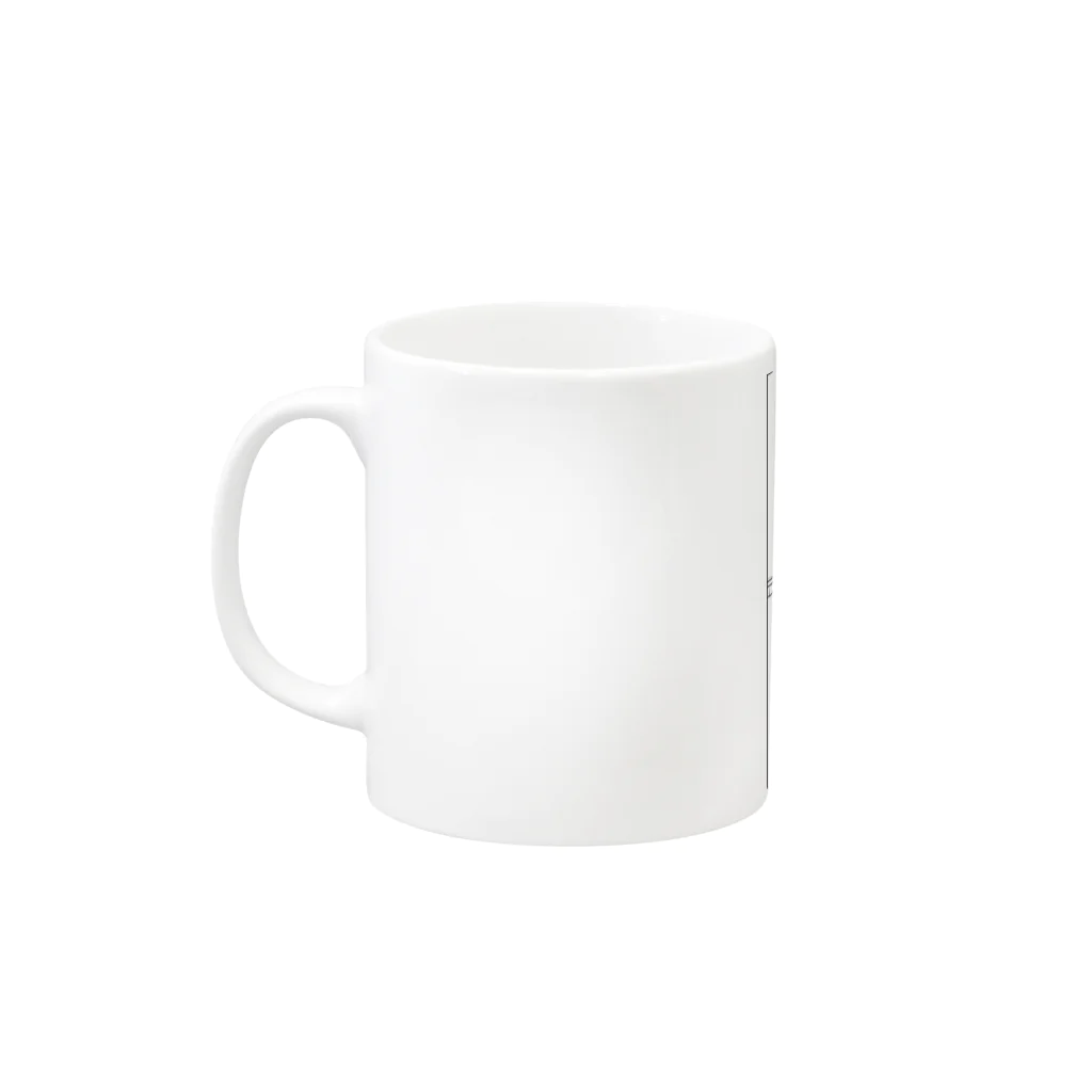 こんなんのみなと Mug :left side of the handle