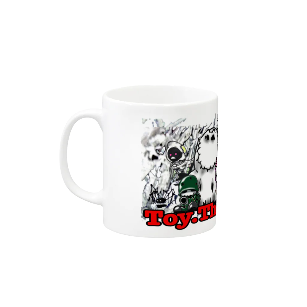 toy.the.monsters!のToy.The.monster's  Mug :left side of the handle