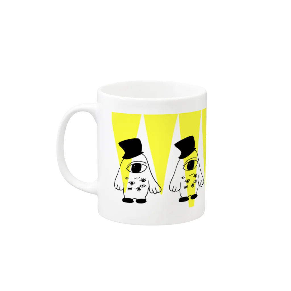 SELECTSHOP MTIのひゃくめちゃん-カラー Mug :left side of the handle