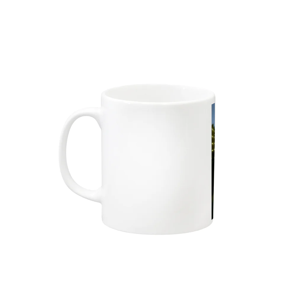 River Gardenの夜の手前 Mug :left side of the handle