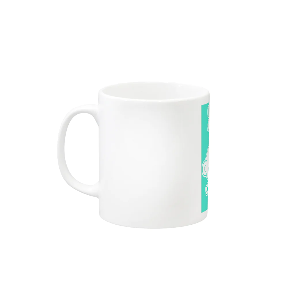 Nurieのくまぴよ Mug :left side of the handle