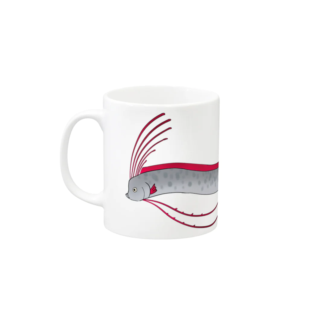 オーヴォのリュウグウノツカイ Mug :left side of the handle