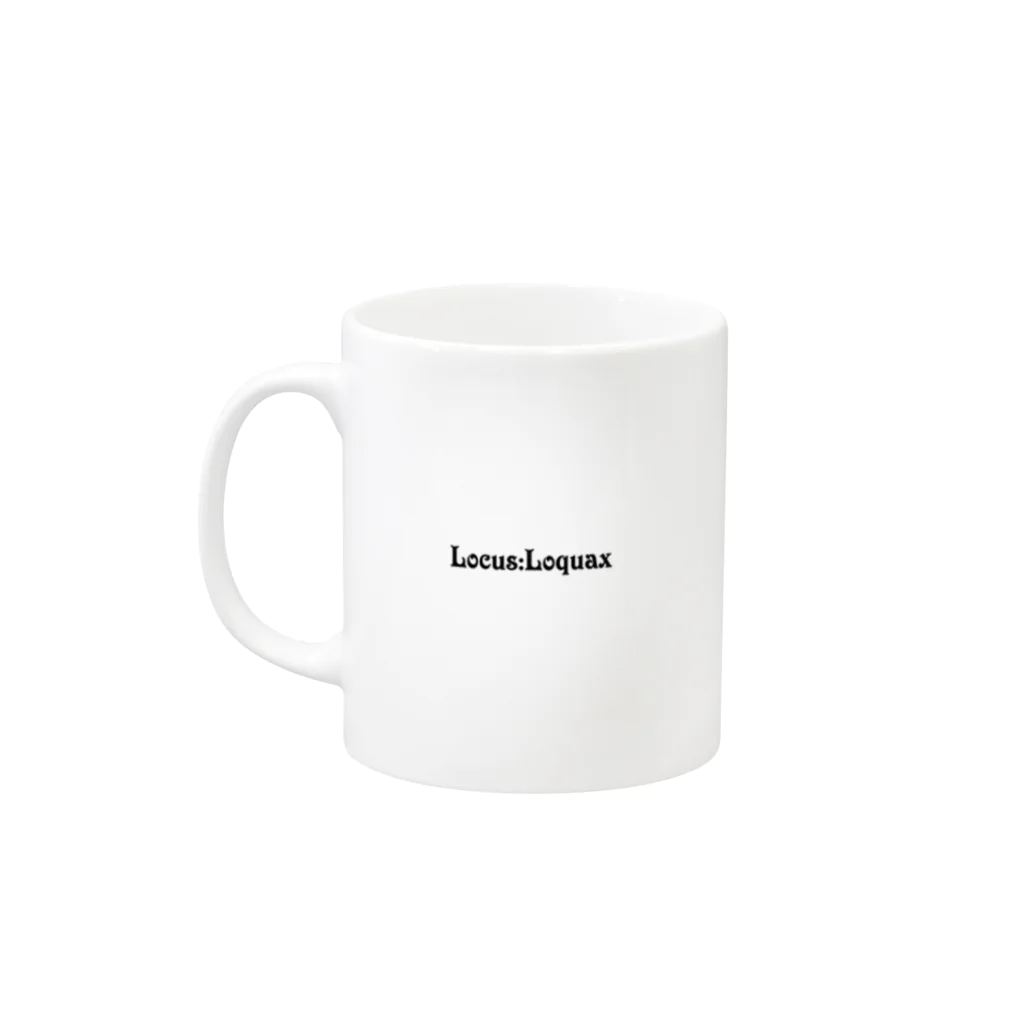 locus-loquaxの春夏秋冬ヤモリ Mug :left side of the handle