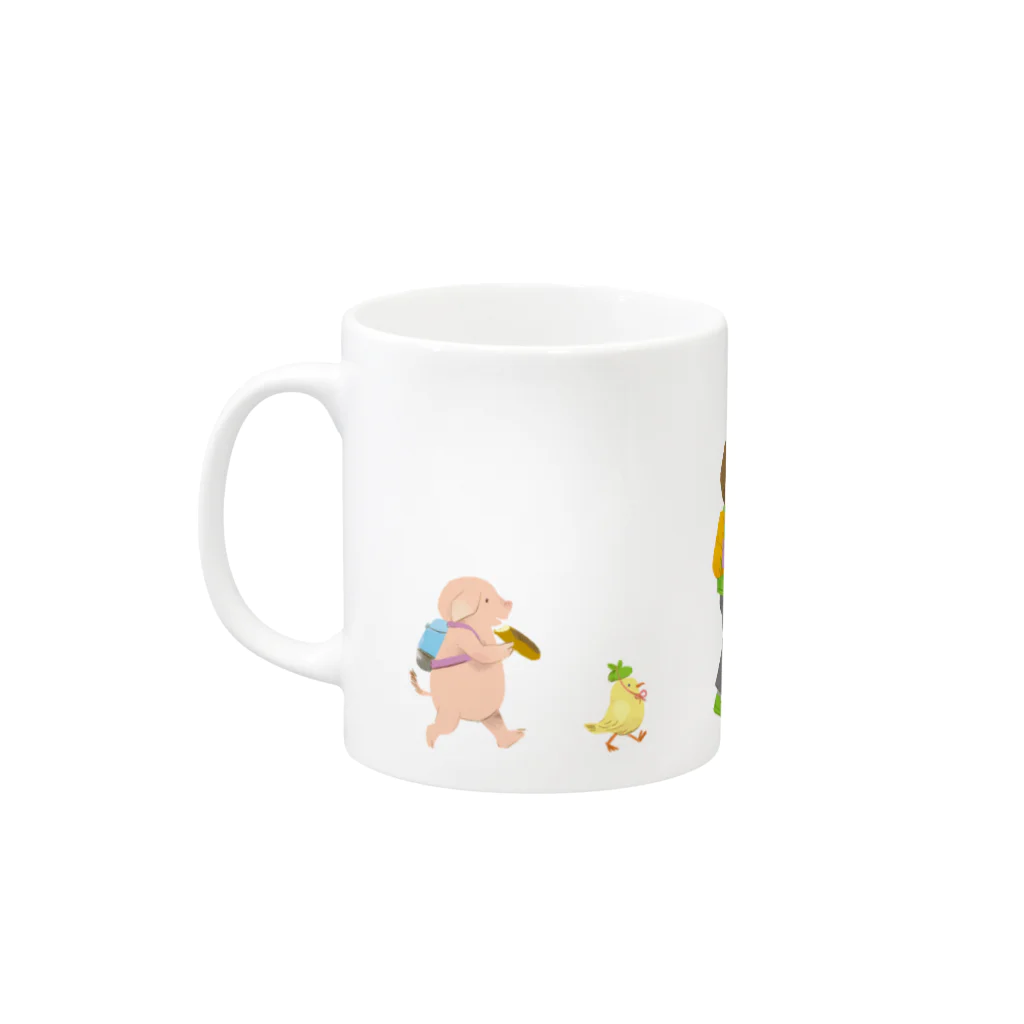 KOPETO のみんなで遠足 Mug :left side of the handle