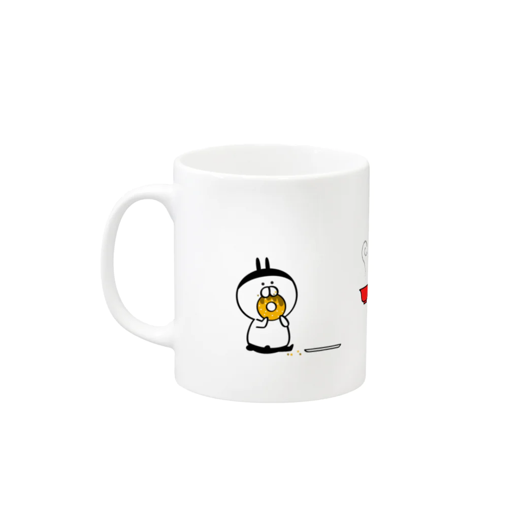 さきとものお店のみんなでティータイム Mug :left side of the handle