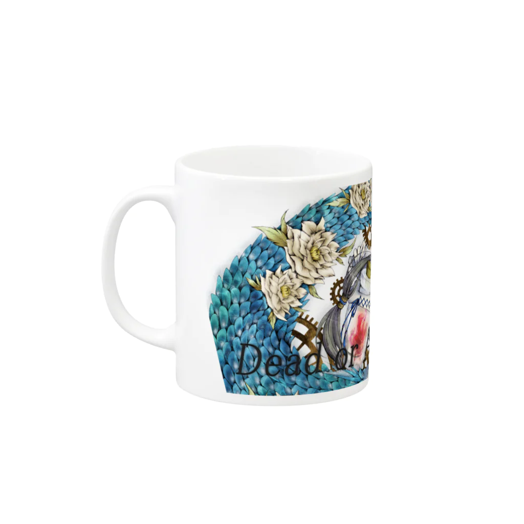 Cheeky DevilのDead or Alive (color) Mug :left side of the handle