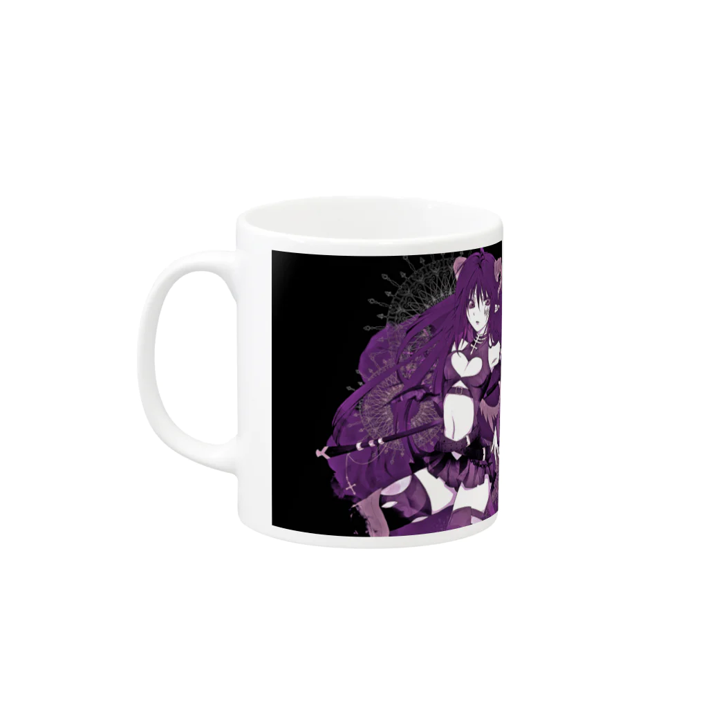 Cheeky DevilのGUILTY (purple) Mug :left side of the handle