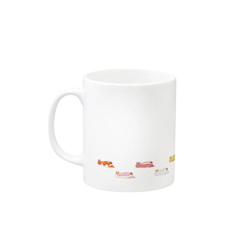 ぬすよのうみうしマグ Mug :left side of the handle