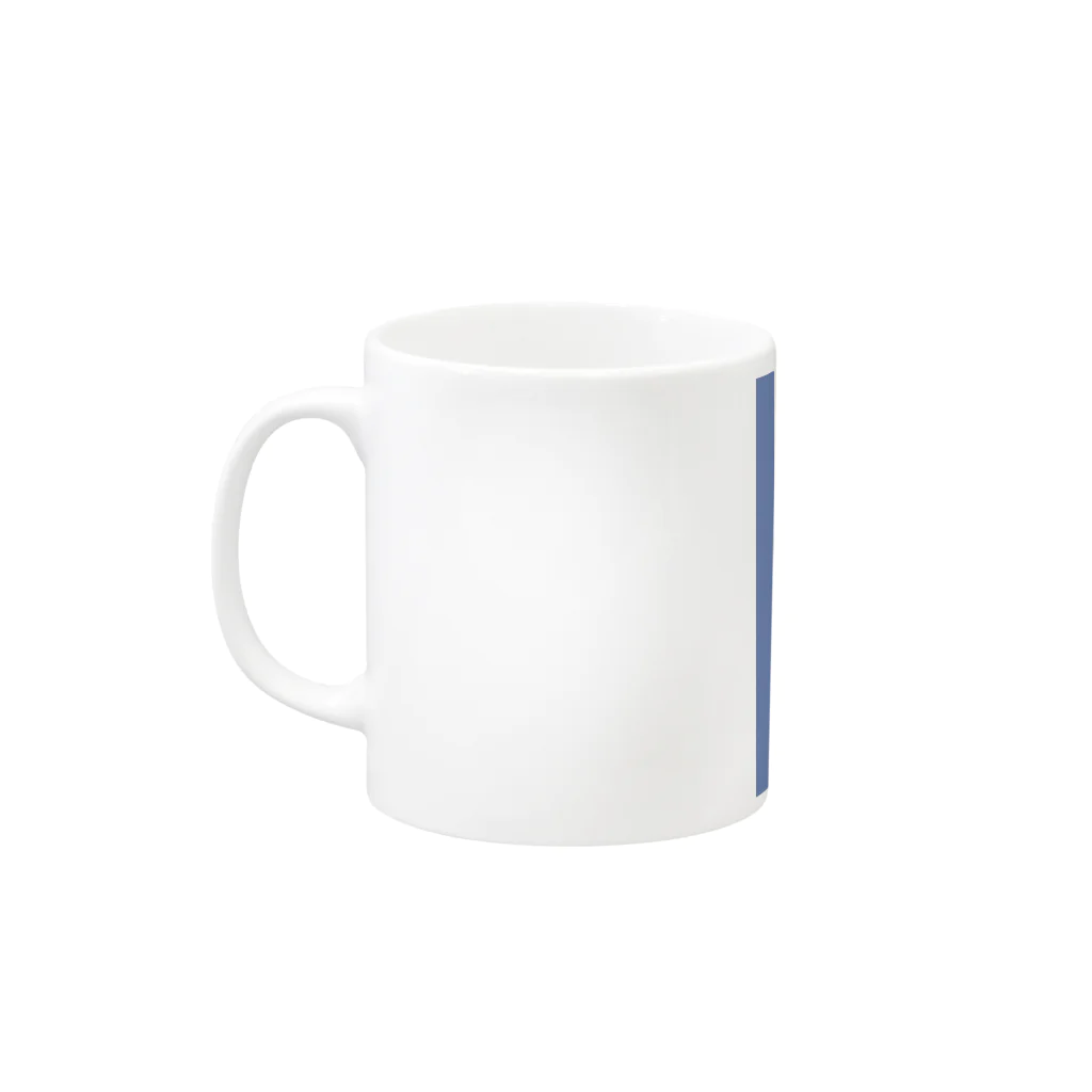 光平洋子のかしこいプーリー犬　azzurro　こもだる。puli illustration  Mug :left side of the handle