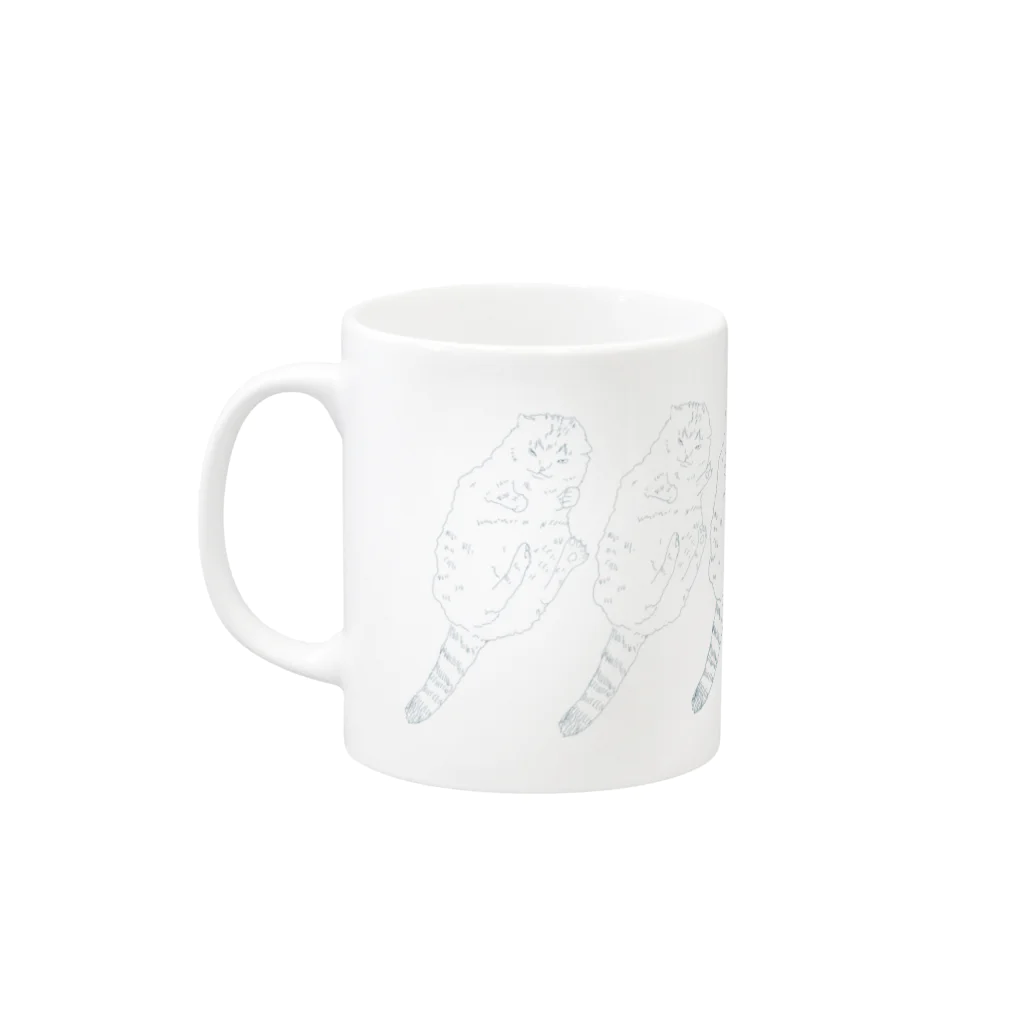 pulTのジャンケンニャンコ兄弟 Mug :left side of the handle