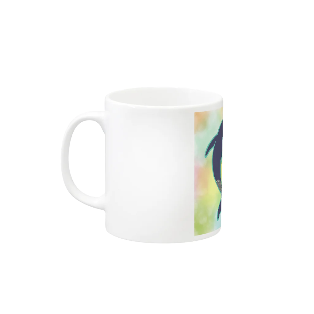 たじんのおみせのlove the  ocean フルカラー Mug :left side of the handle