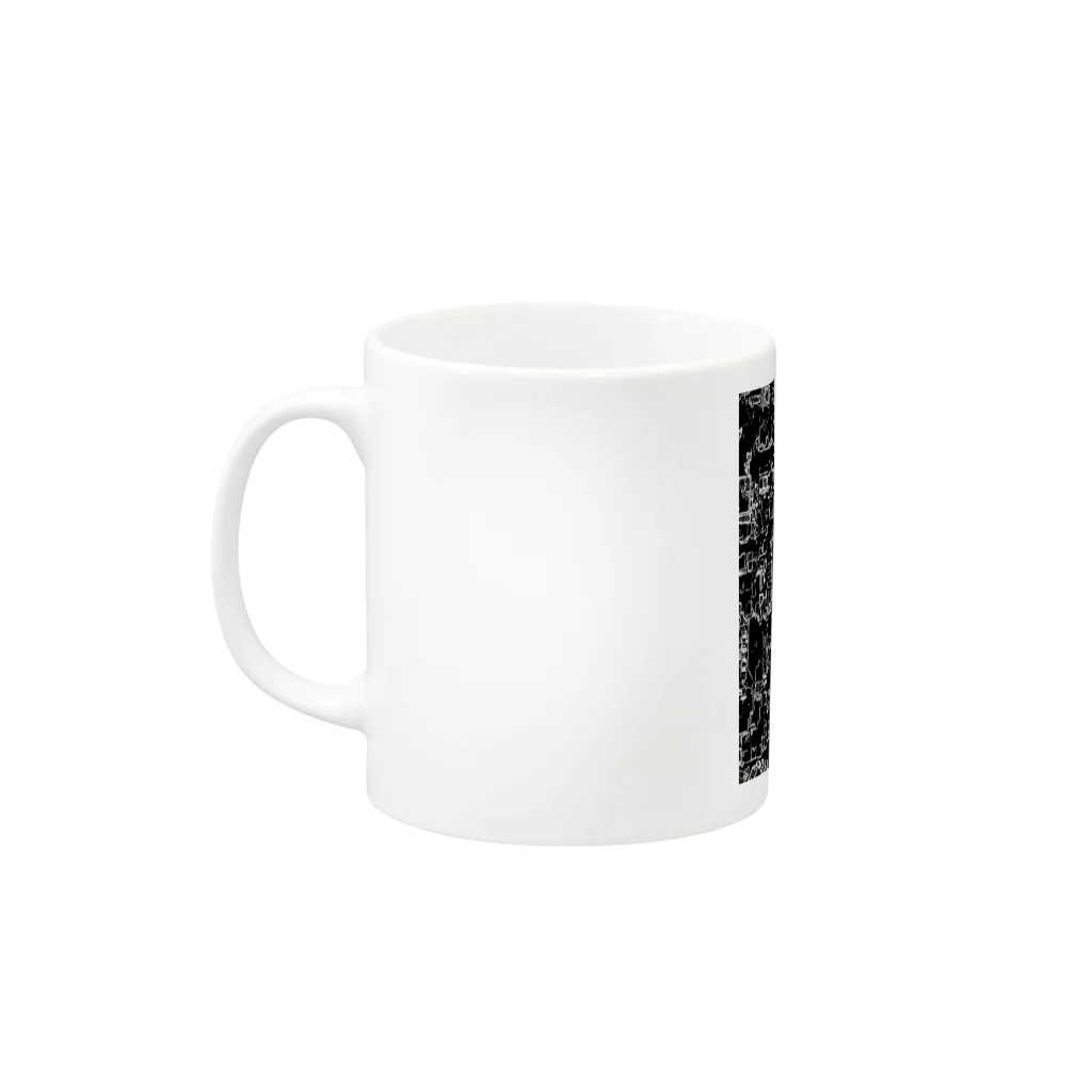 watakkoのthe  people  of jeunesse Mug :left side of the handle